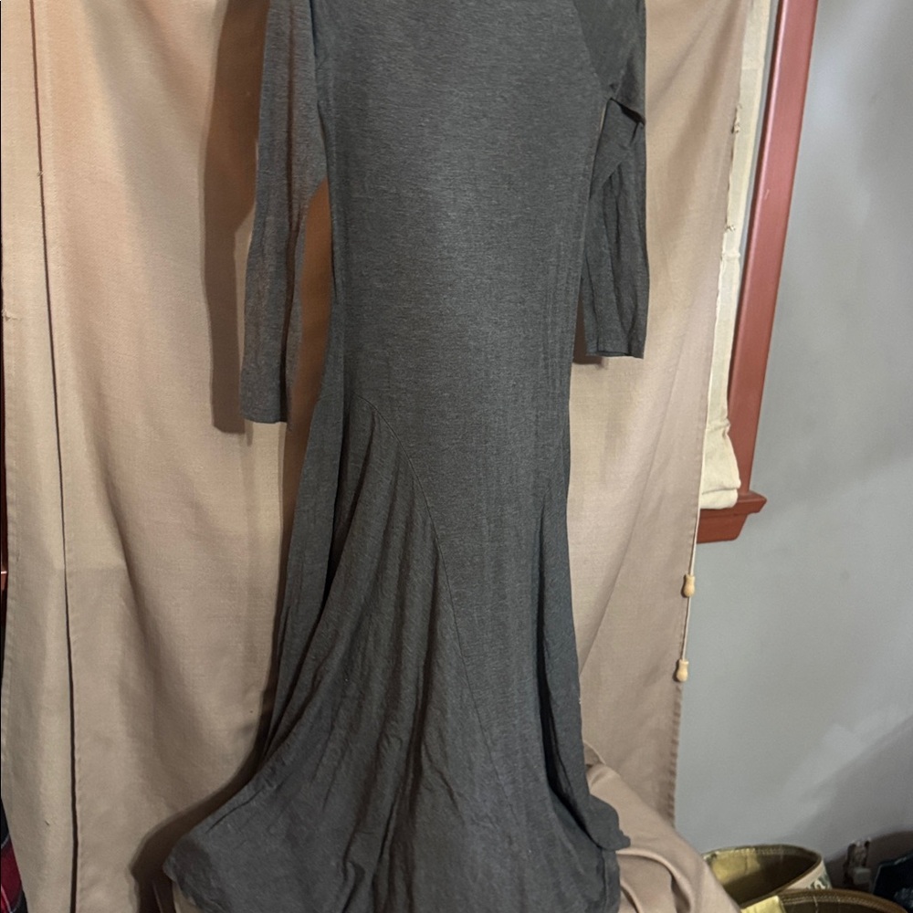 Polo by Ralph Lauren Charcoal Long Sleeve Dress-1